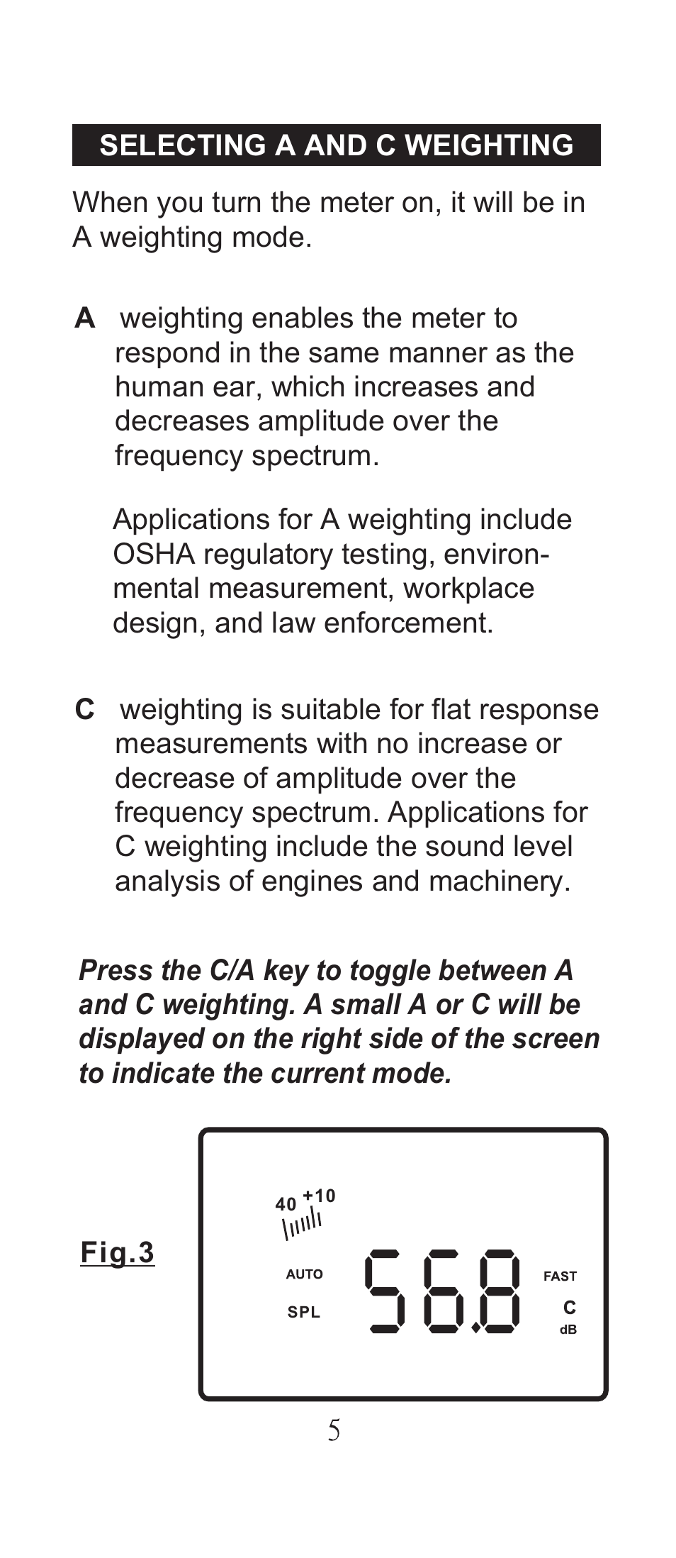General Tools and Instruments DSM8921 User Manual | Page 6 / 16