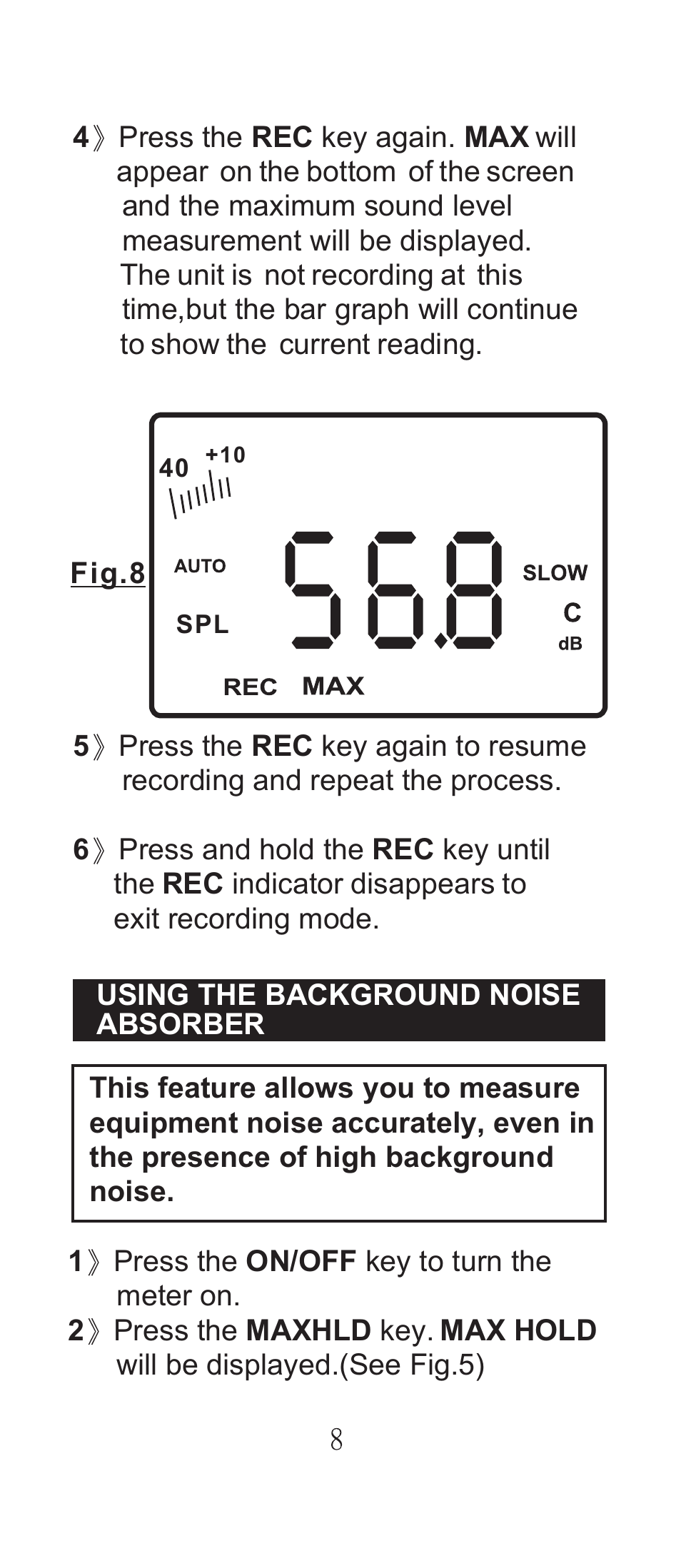 General Tools and Instruments DSM8921 User Manual | Page 9 / 16