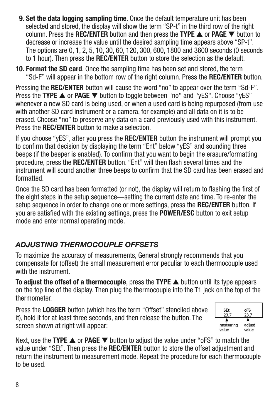 General Tools and Instruments DT4208SD User Manual | Page 8 / 16