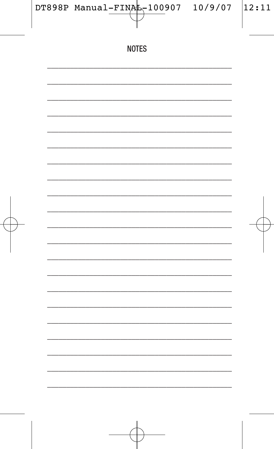 General Tools and Instruments DT898P User Manual | Page 10 / 12