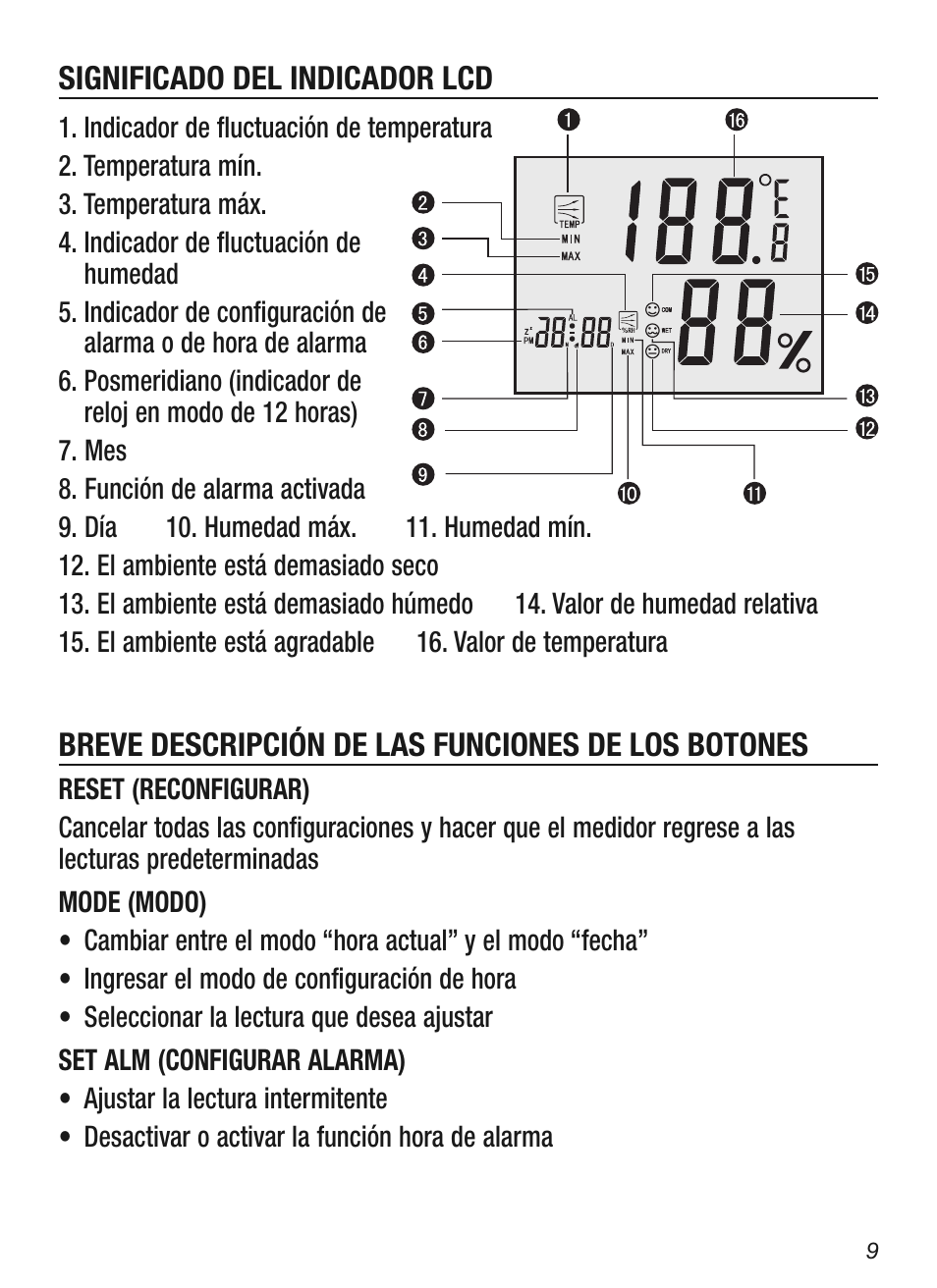 General Tools and Instruments DTH03A User Manual | Page 9 / 20