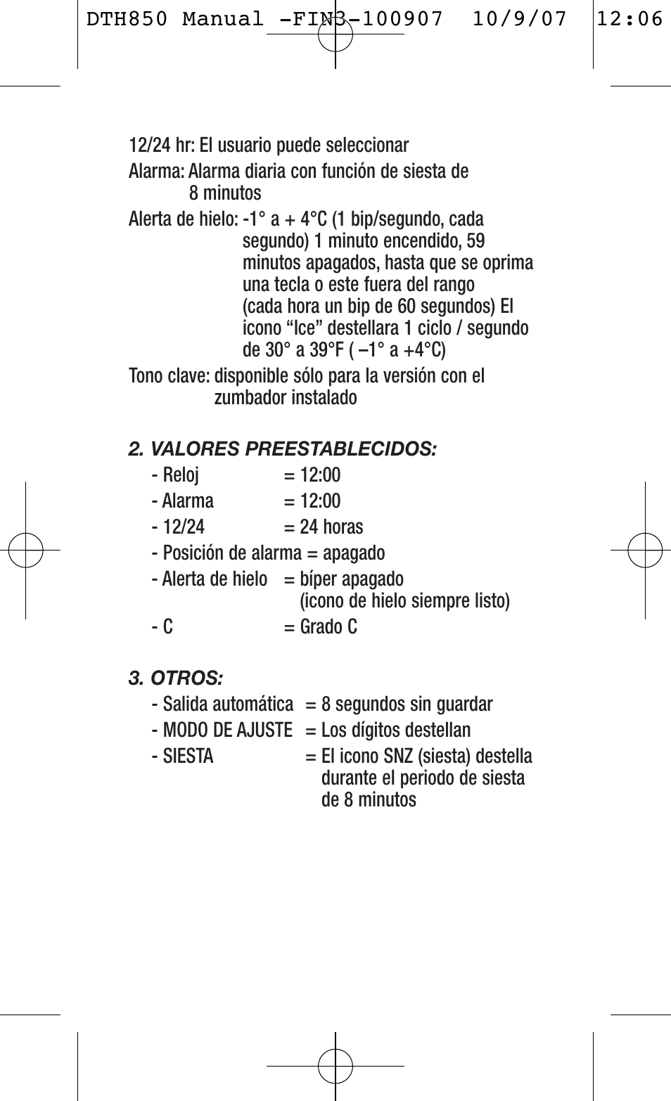 General Tools and Instruments DTH850 User Manual | Page 11 / 16