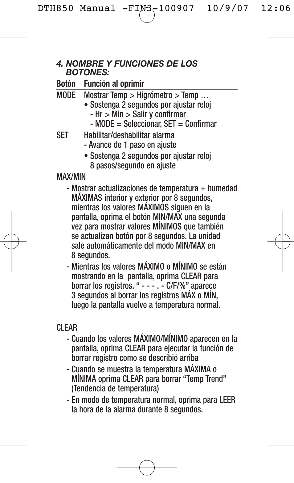 General Tools and Instruments DTH850 User Manual | Page 12 / 16