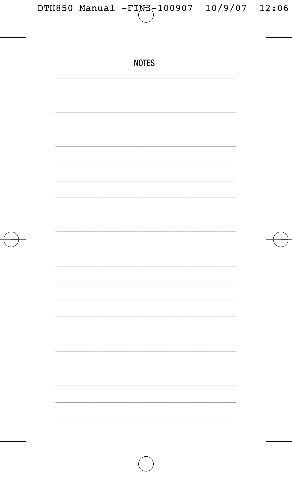 General Tools and Instruments DTH850 User Manual | Page 15 / 16