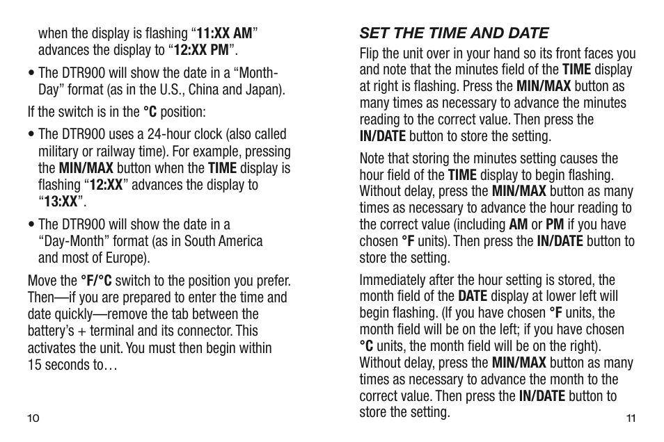 General Tools and Instruments DTR900 v.1 User Manual | Page 6 / 11