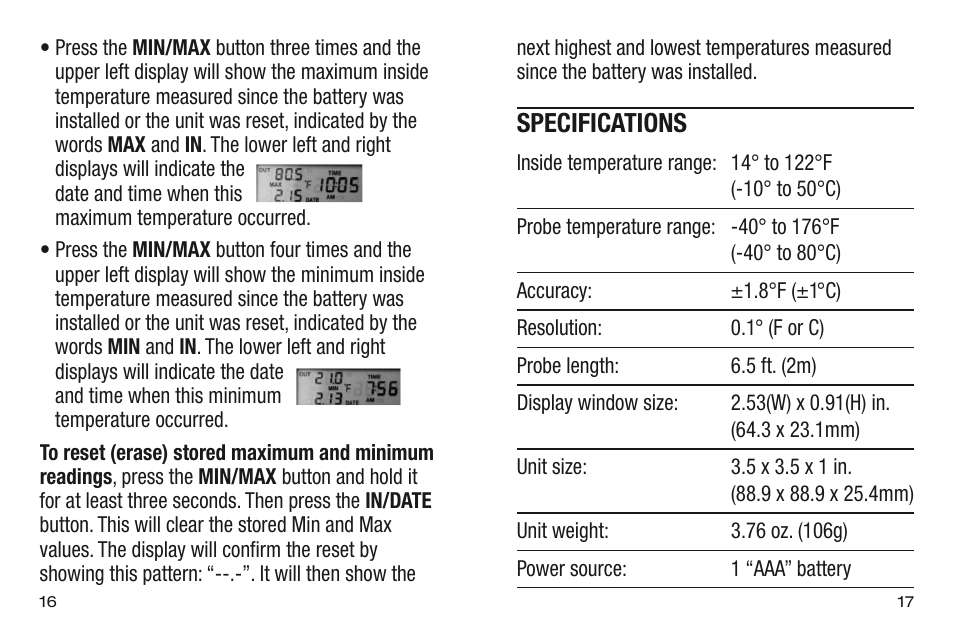 General Tools and Instruments DTR900 v.1 User Manual | Page 9 / 11