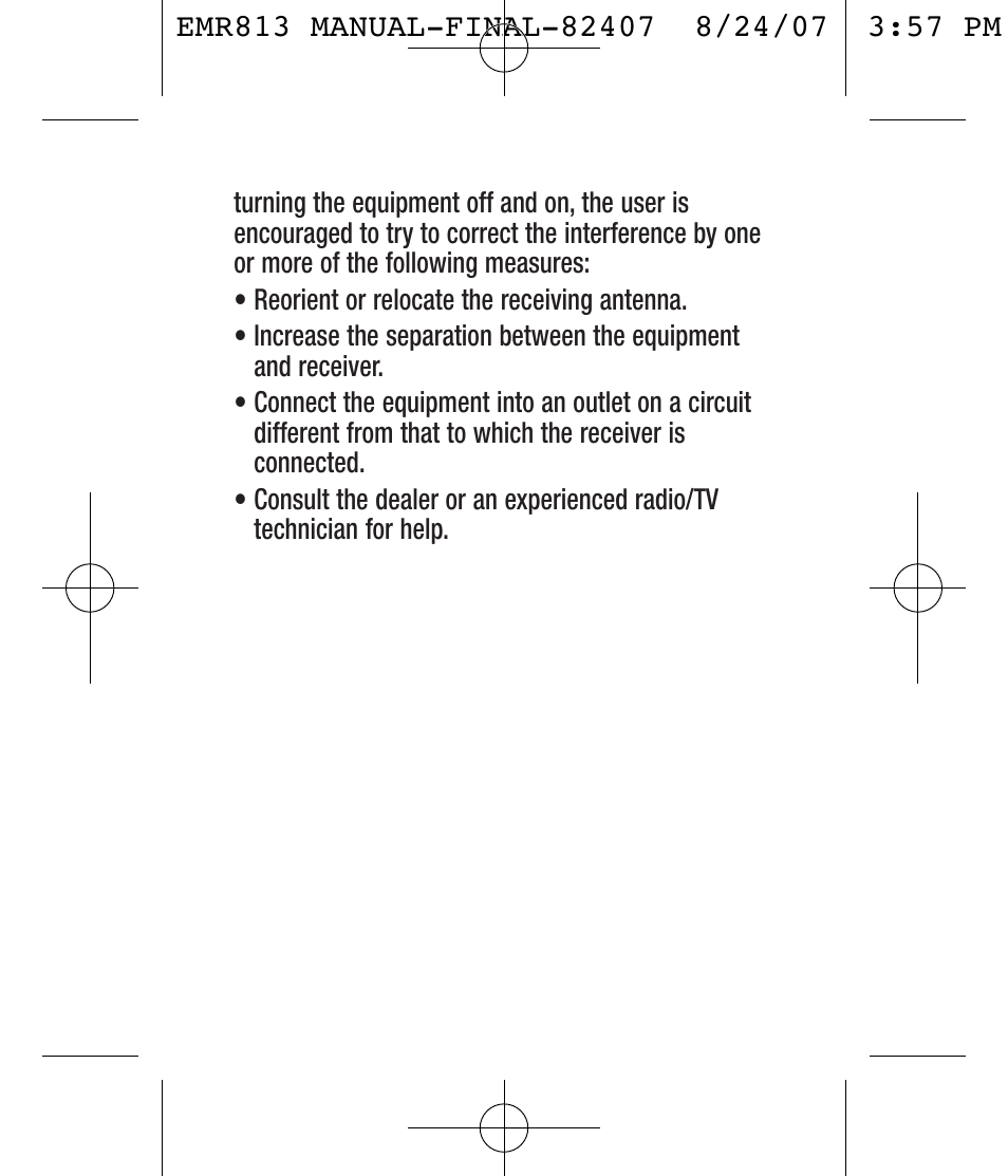 General Tools and Instruments EMR813 User Manual | Page 7 / 20