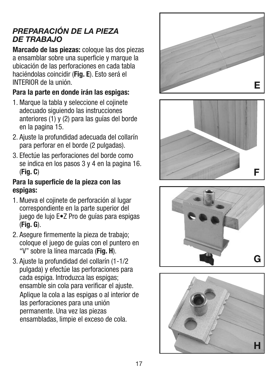 Ef g h | General Tools and Instruments EZPro851 User Manual | Page 17 / 32