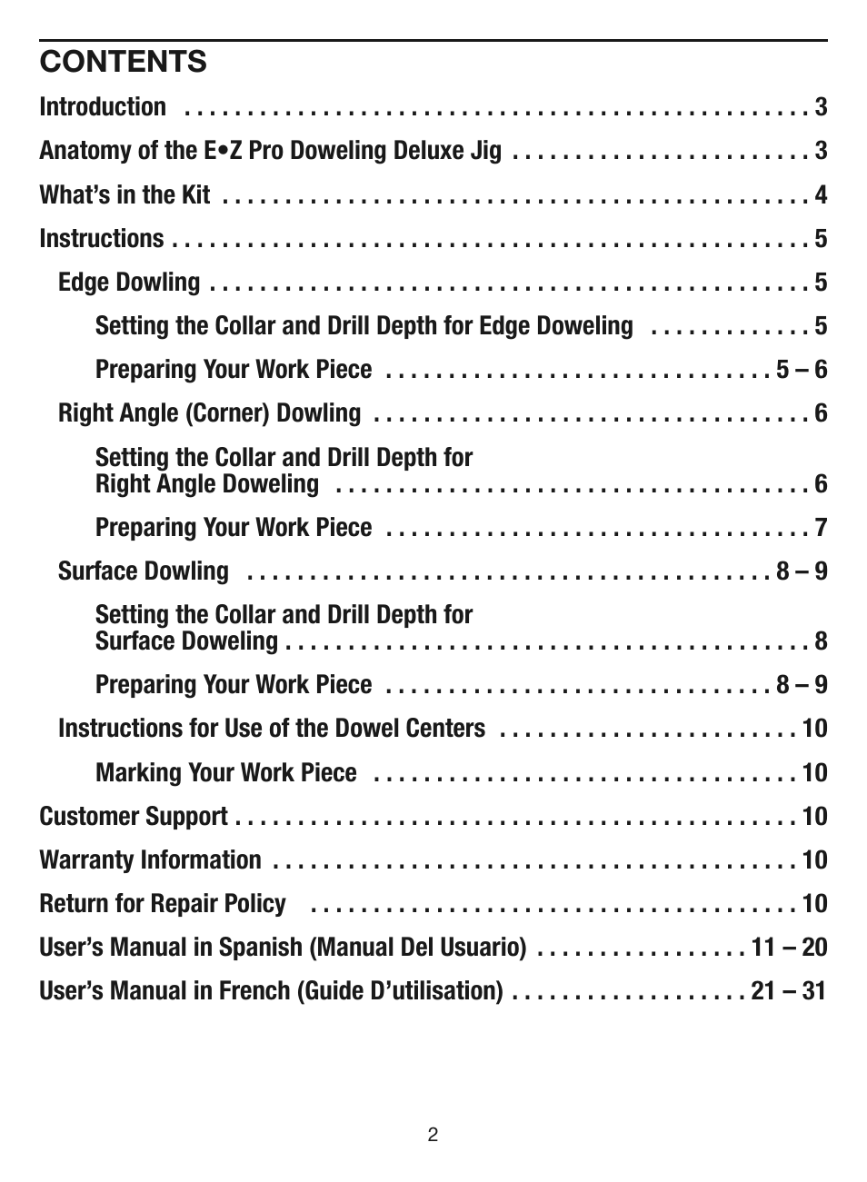 General Tools and Instruments EZPro851 User Manual | Page 2 / 32