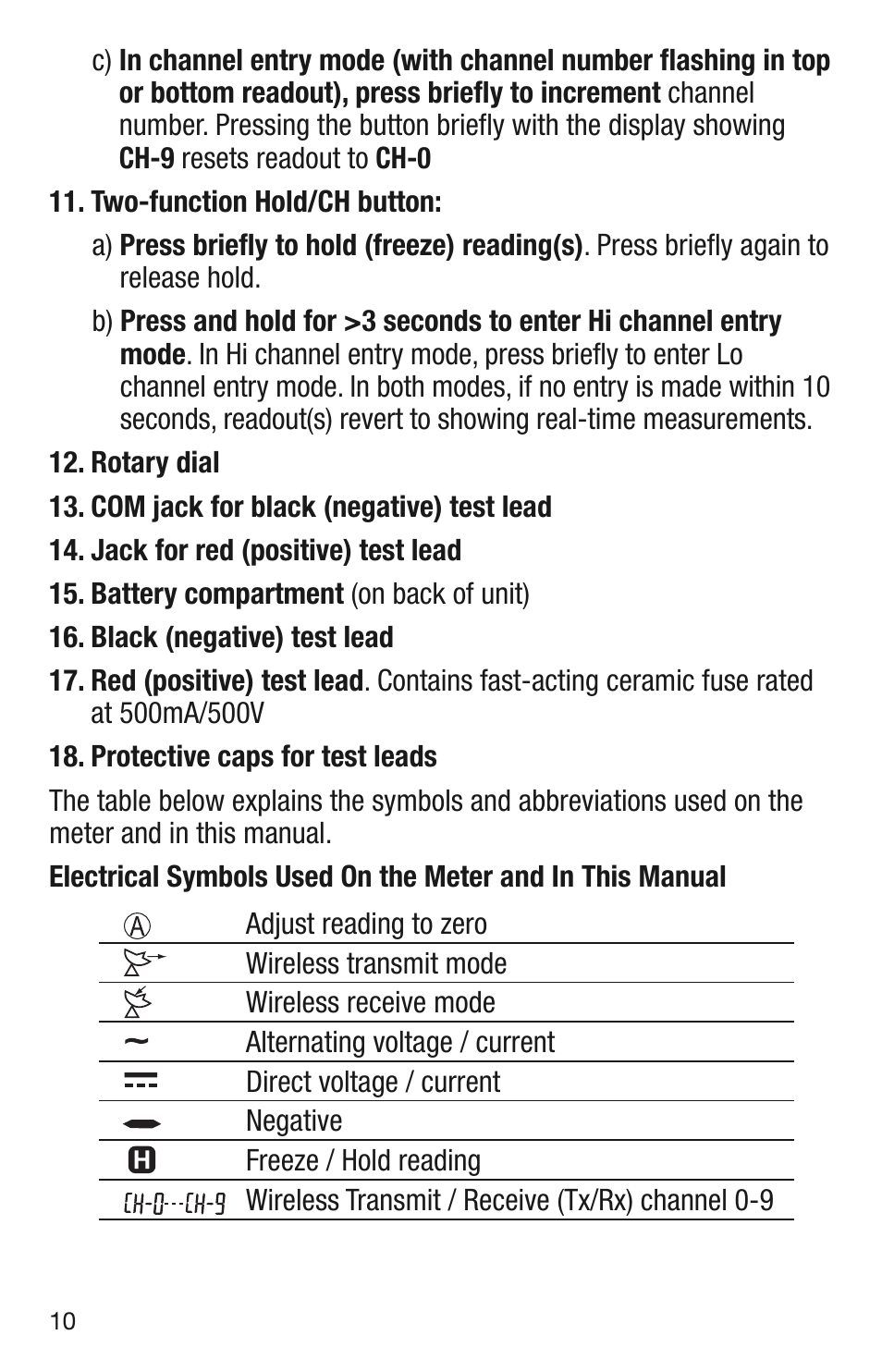 General Tools and Instruments GT310 User Manual | Page 10 / 24