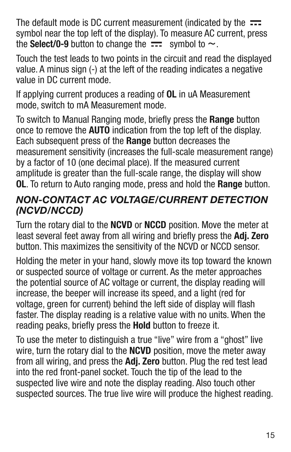 General Tools and Instruments GT310 User Manual | Page 15 / 24