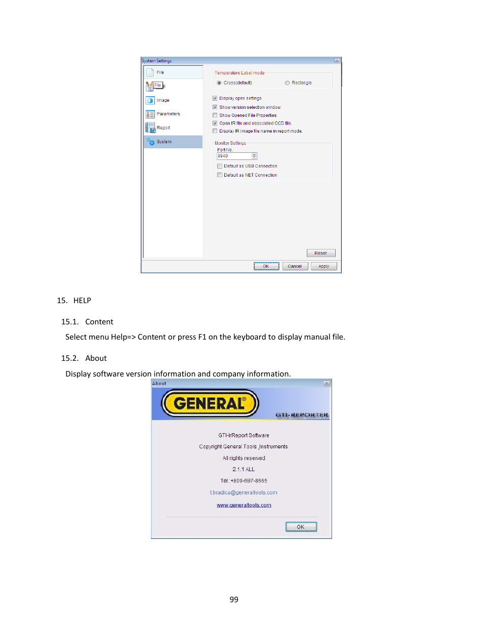 General Tools and Instruments GTi10-20-30-50 User Manual | Page 165 / 170