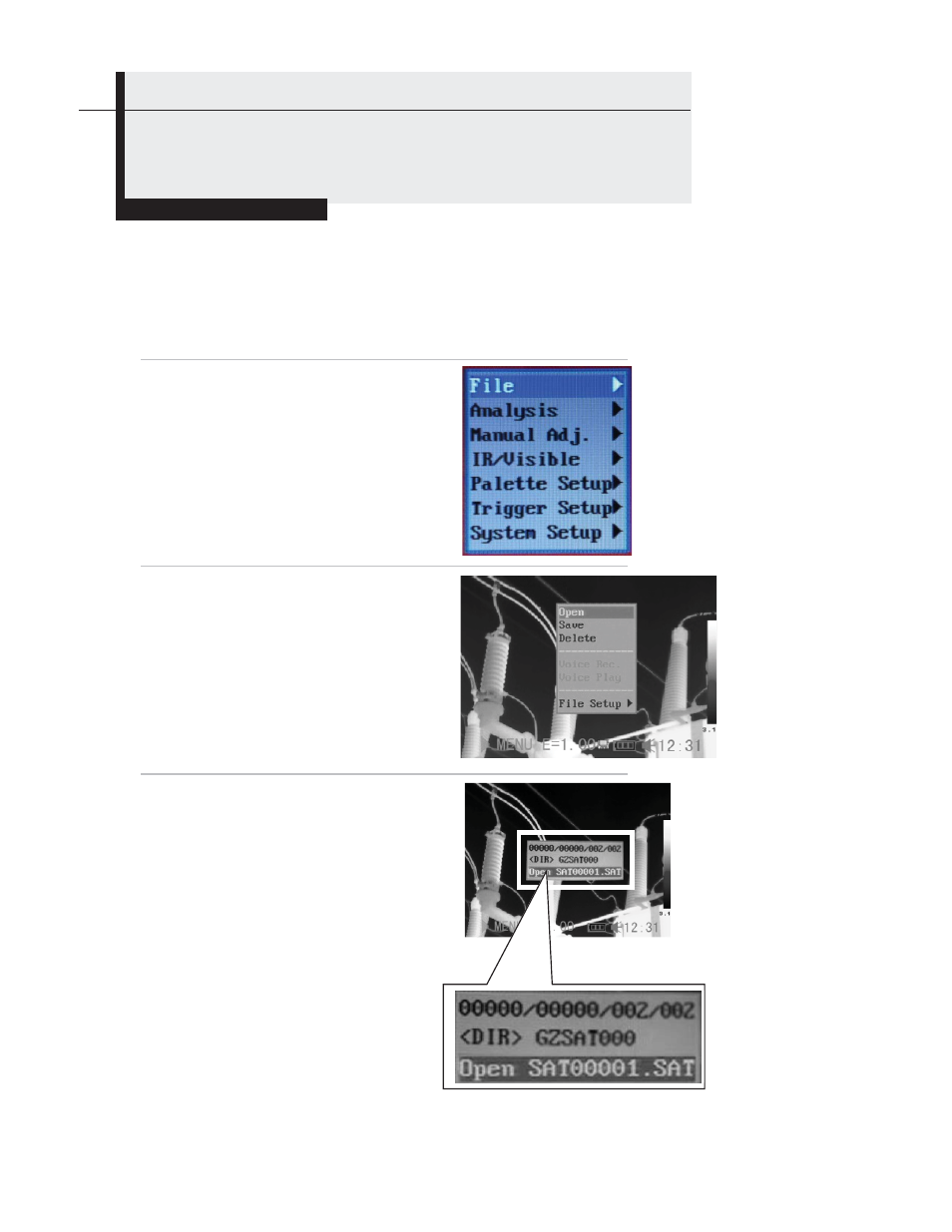 Playback and erase | General Tools and Instruments GTi10-20-30-50 User Manual | Page 47 / 170