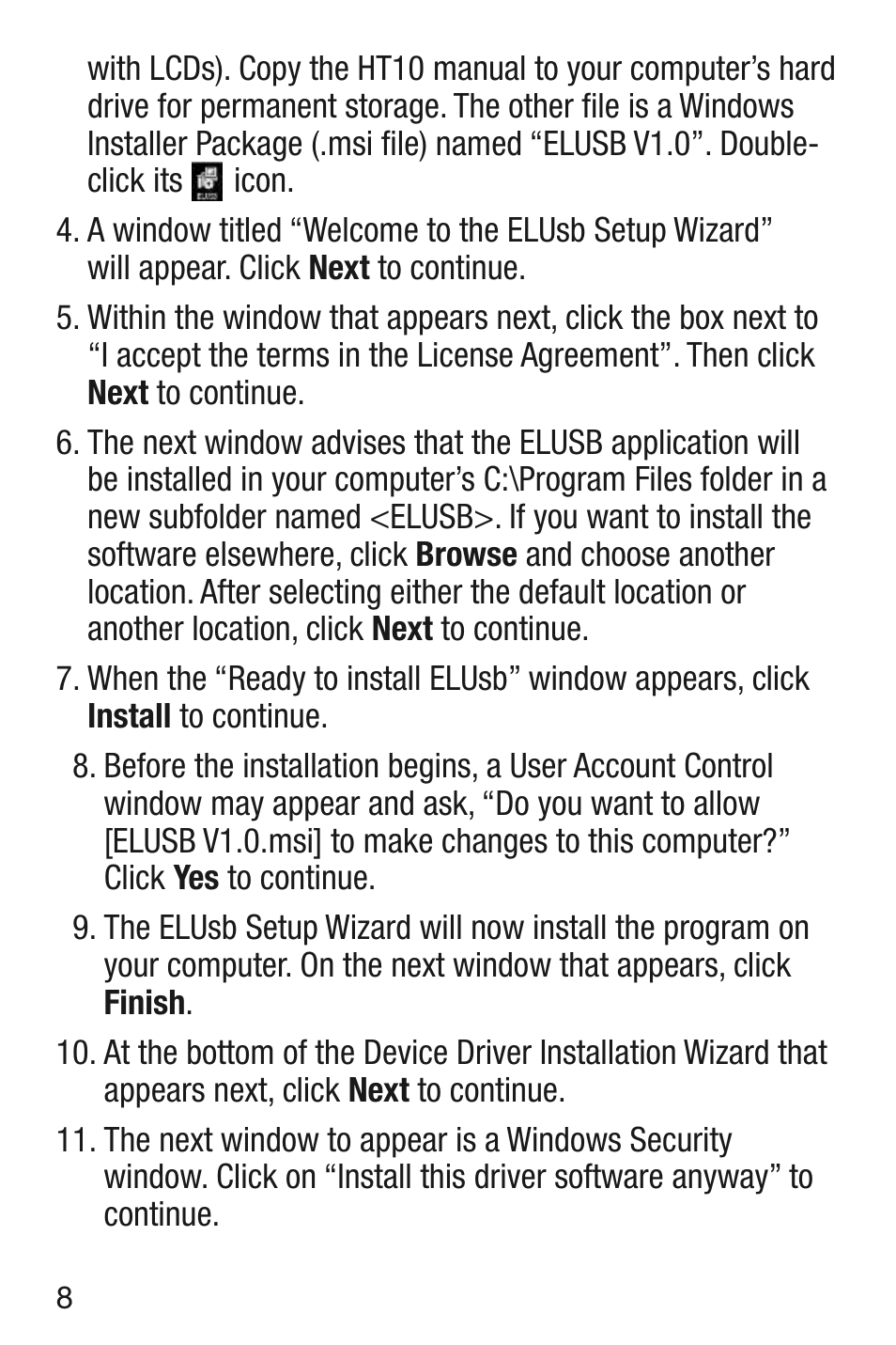General Tools and Instruments HT10 User Manual | Page 8 / 20
