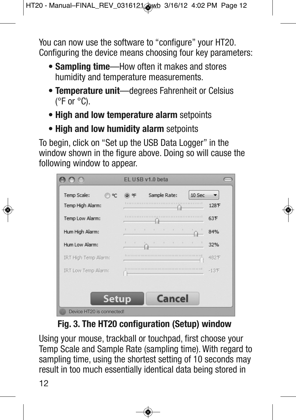 General Tools and Instruments HT20 User Manual | Page 12 / 20