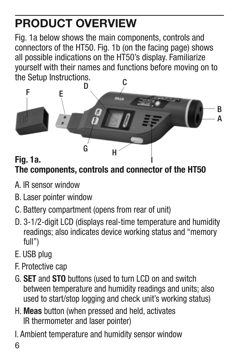 Product overview | General Tools and Instruments HT50 v.1 User Manual | Page 6 / 24