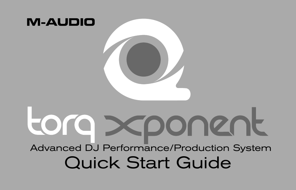 M-AUDIO Xponent User Manual | 10 pages