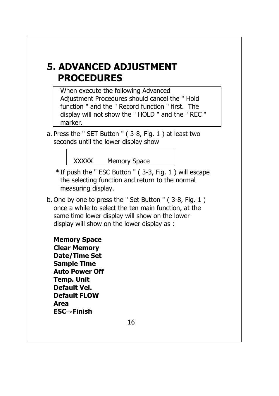 Advanced adjustment procedures | General Tools and Instruments HWA2005DL User Manual | Page 18 / 29