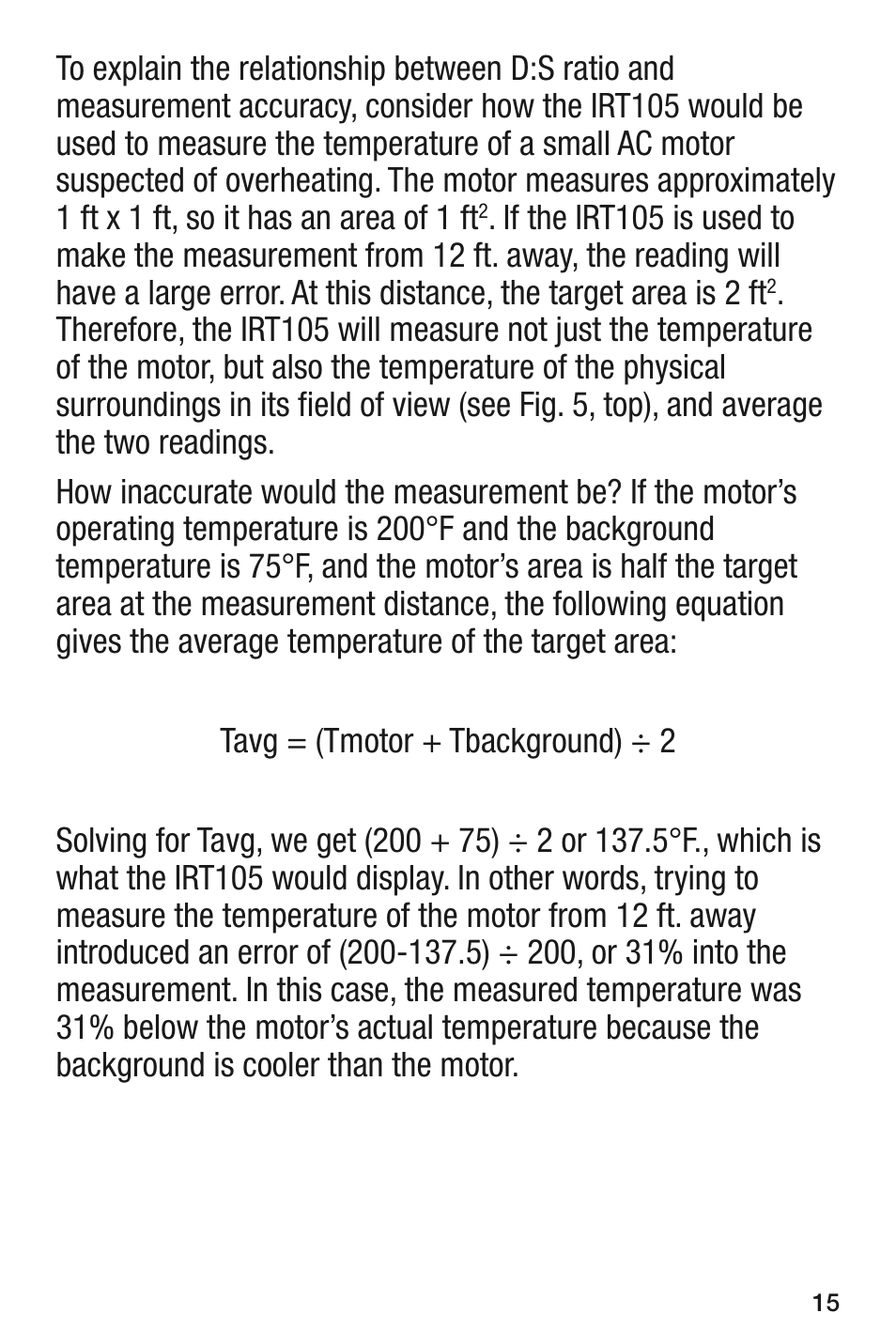 General Tools and Instruments IRT105 User Manual | Page 15 / 60