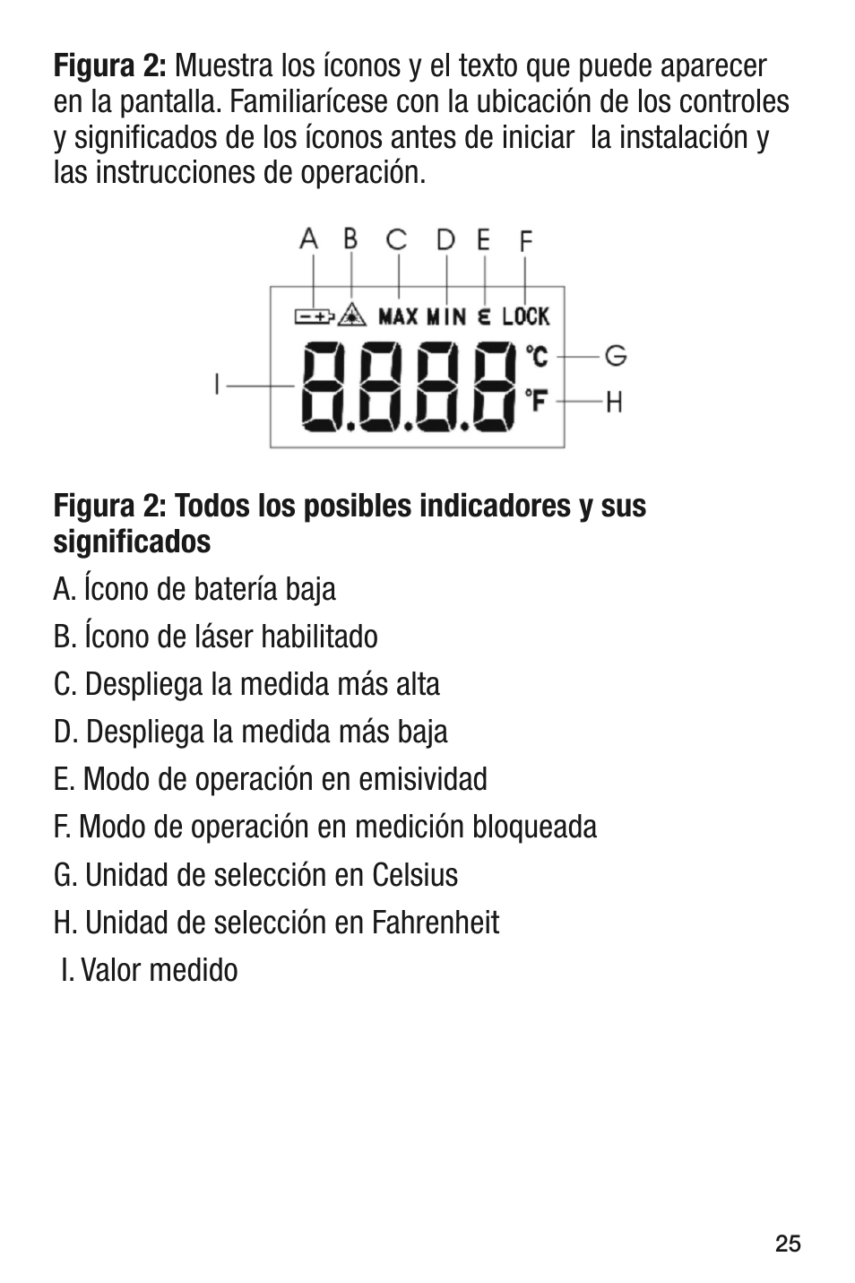 General Tools and Instruments IRT105 User Manual | Page 25 / 60