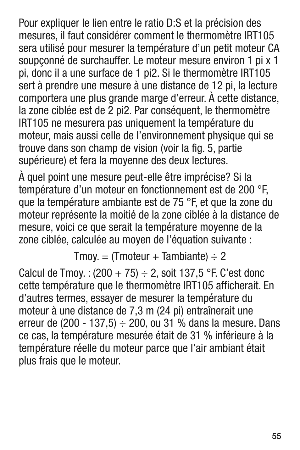 General Tools and Instruments IRT105 User Manual | Page 55 / 60