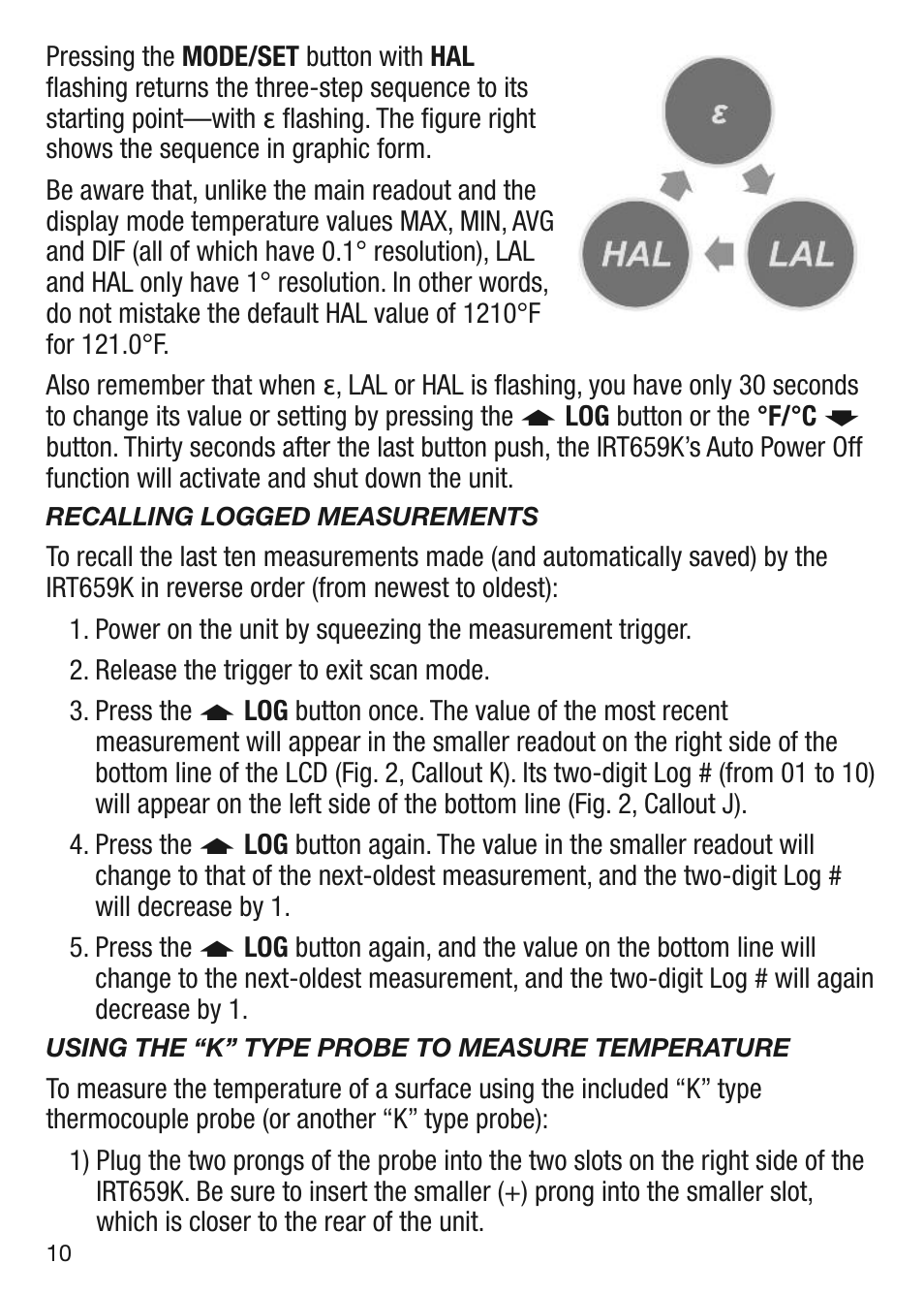 General Tools and Instruments IRT659K User Manual | Page 10 / 16