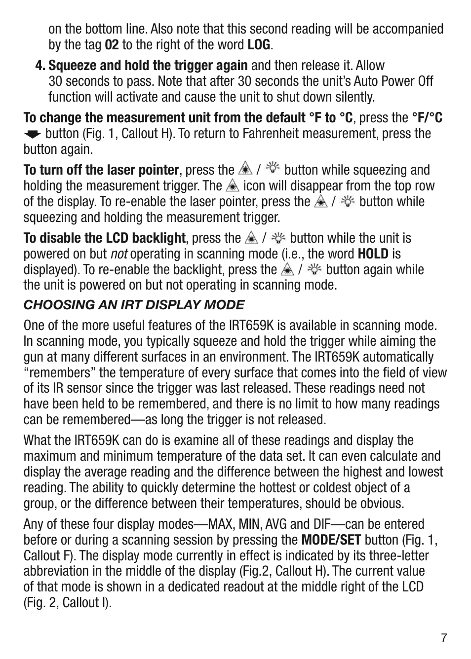 General Tools and Instruments IRT659K User Manual | Page 7 / 16