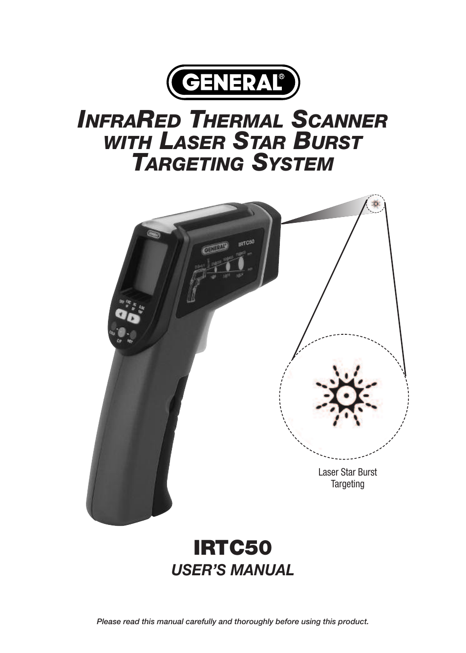 General Tools and Instruments IRTC50 User Manual | 36 pages