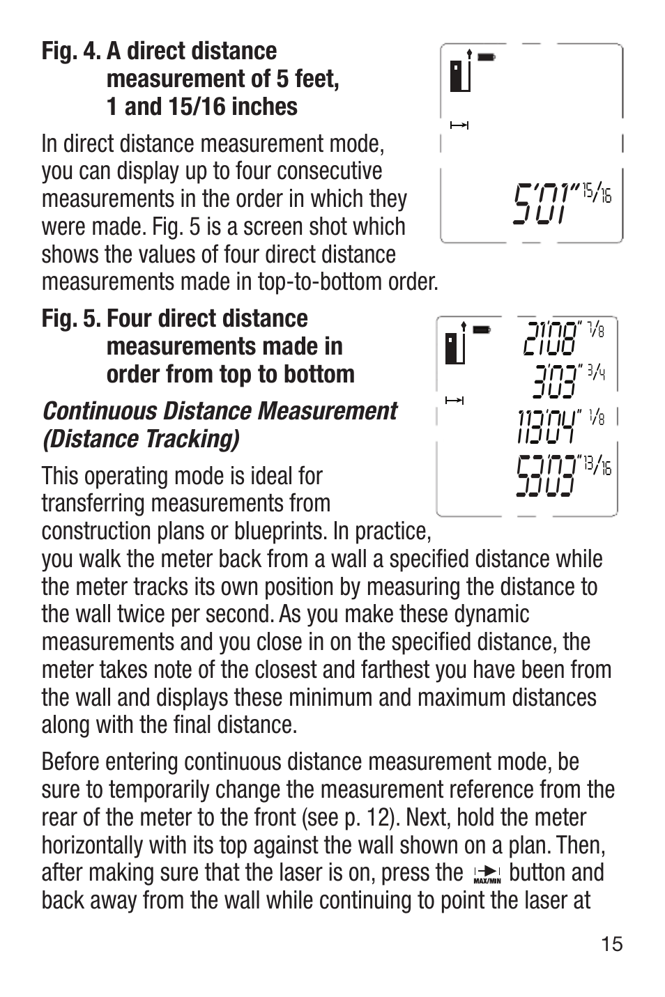 General Tools and Instruments LDM60 User Manual | Page 15 / 32
