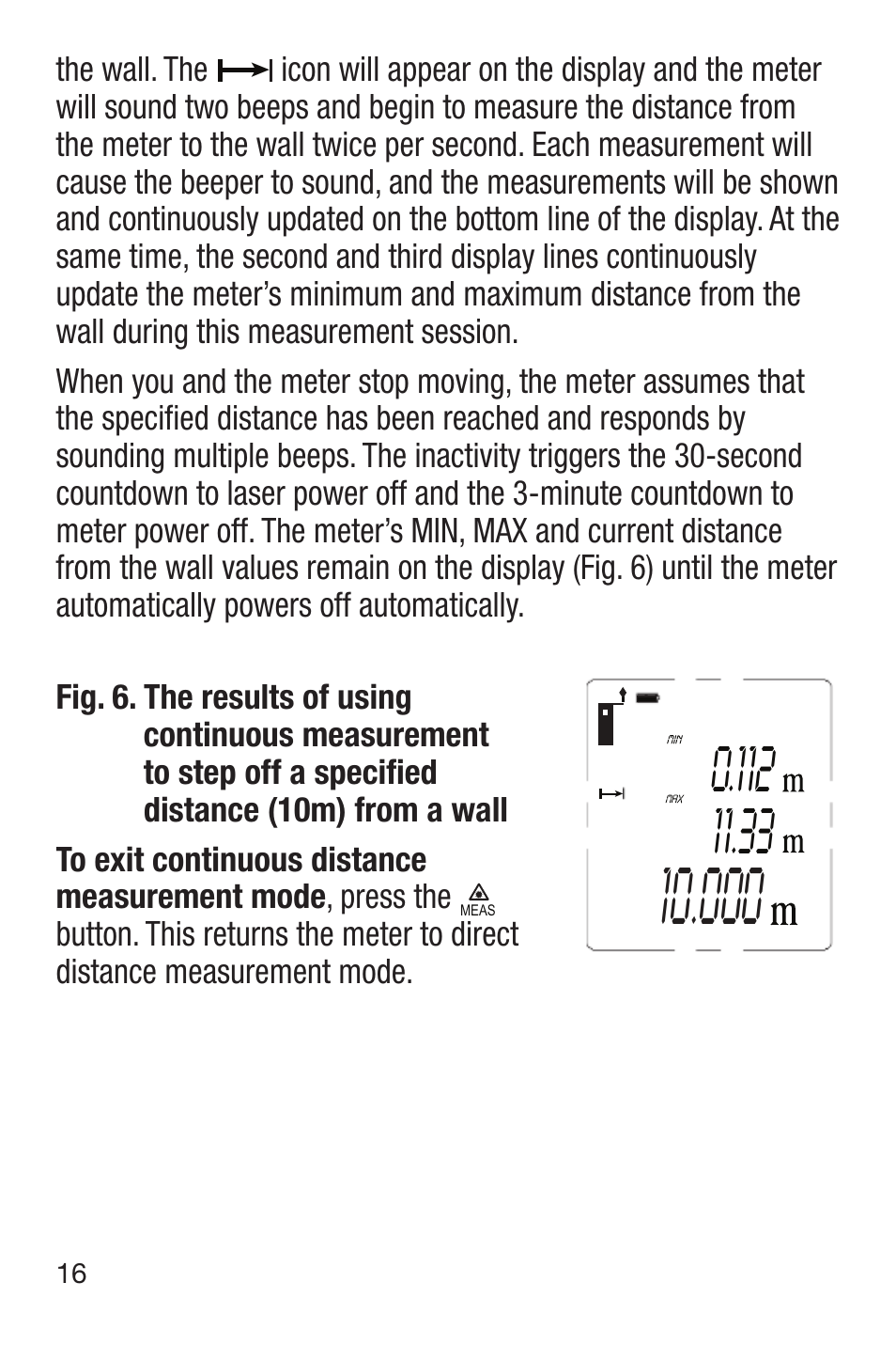 General Tools and Instruments LDM60 User Manual | Page 16 / 32