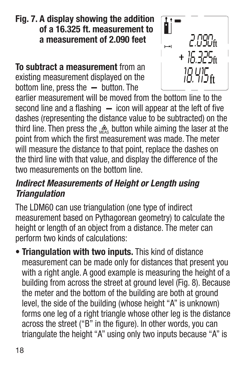 General Tools and Instruments LDM60 User Manual | Page 18 / 32
