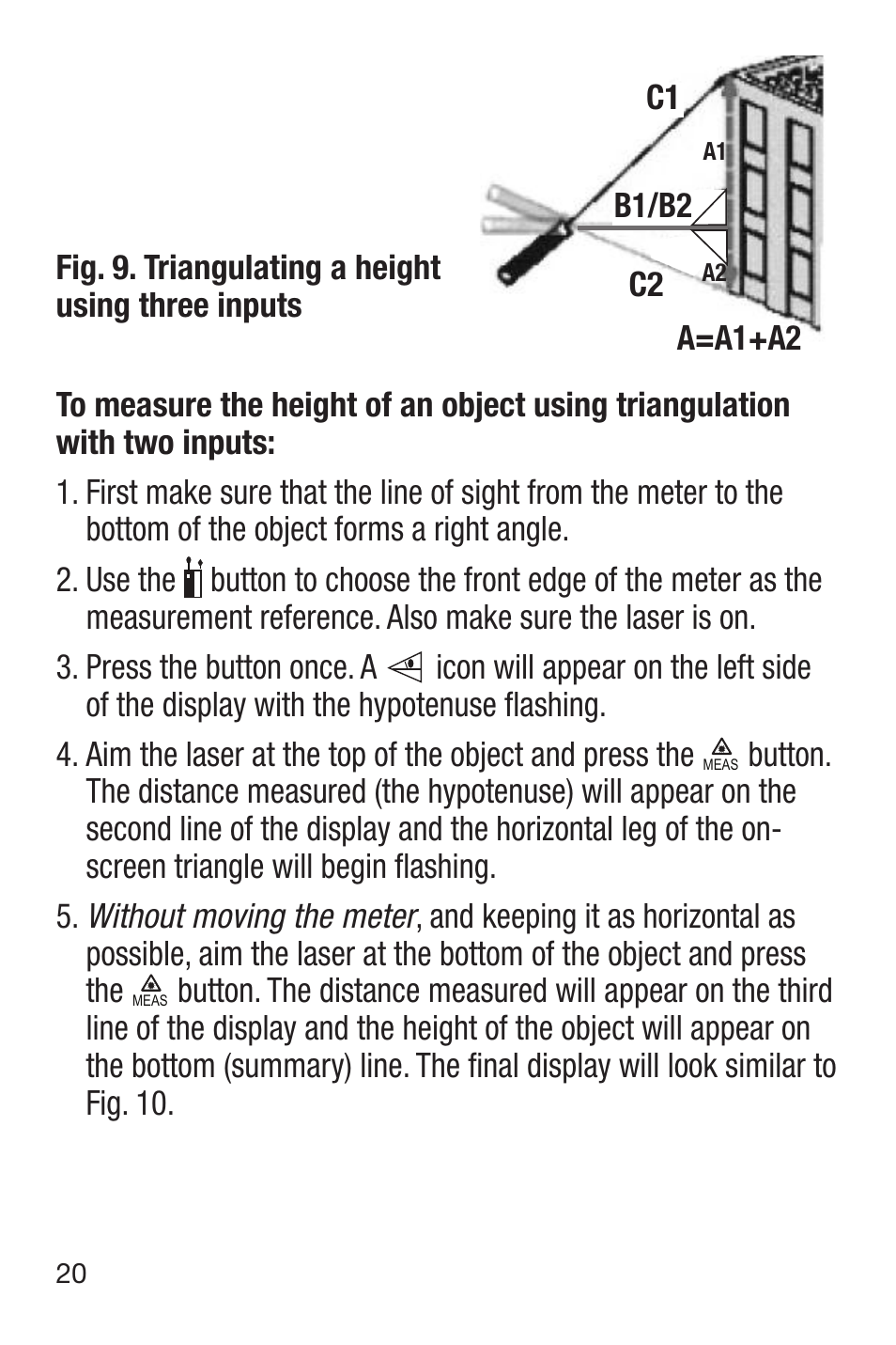 General Tools and Instruments LDM60 User Manual | Page 20 / 32