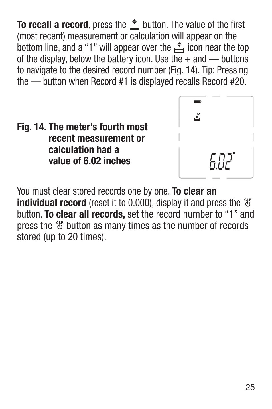 General Tools and Instruments LDM60 User Manual | Page 25 / 32