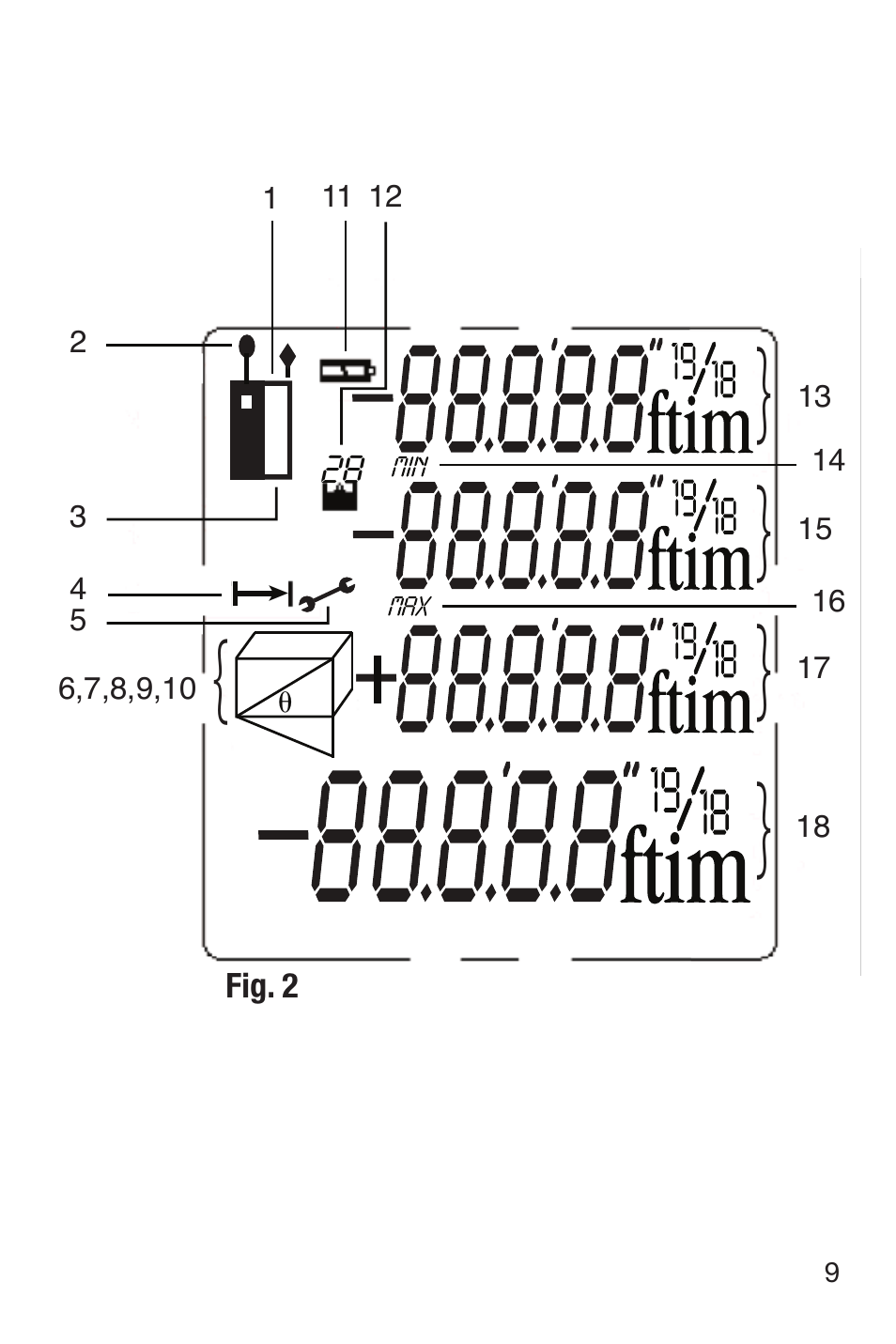 General Tools and Instruments LDM60 User Manual | Page 9 / 32