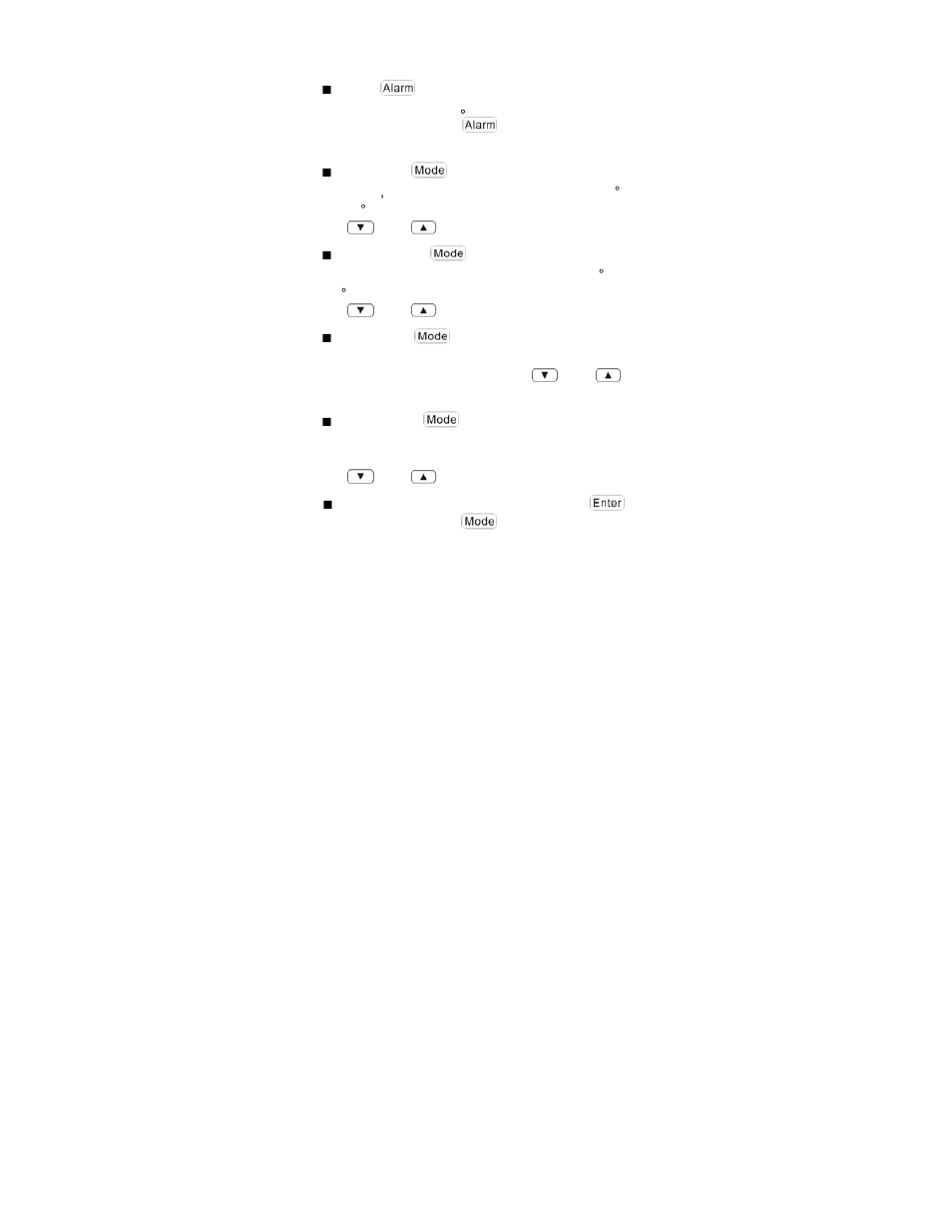 8 alarm range setup | General Tools and Instruments LRTH185DL User Manual | Page 12 / 22