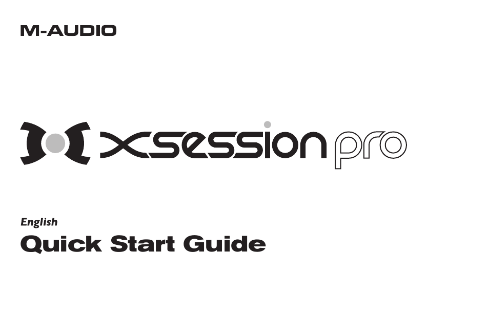 M-AUDIO X-Session Pro User Manual | 6 pages