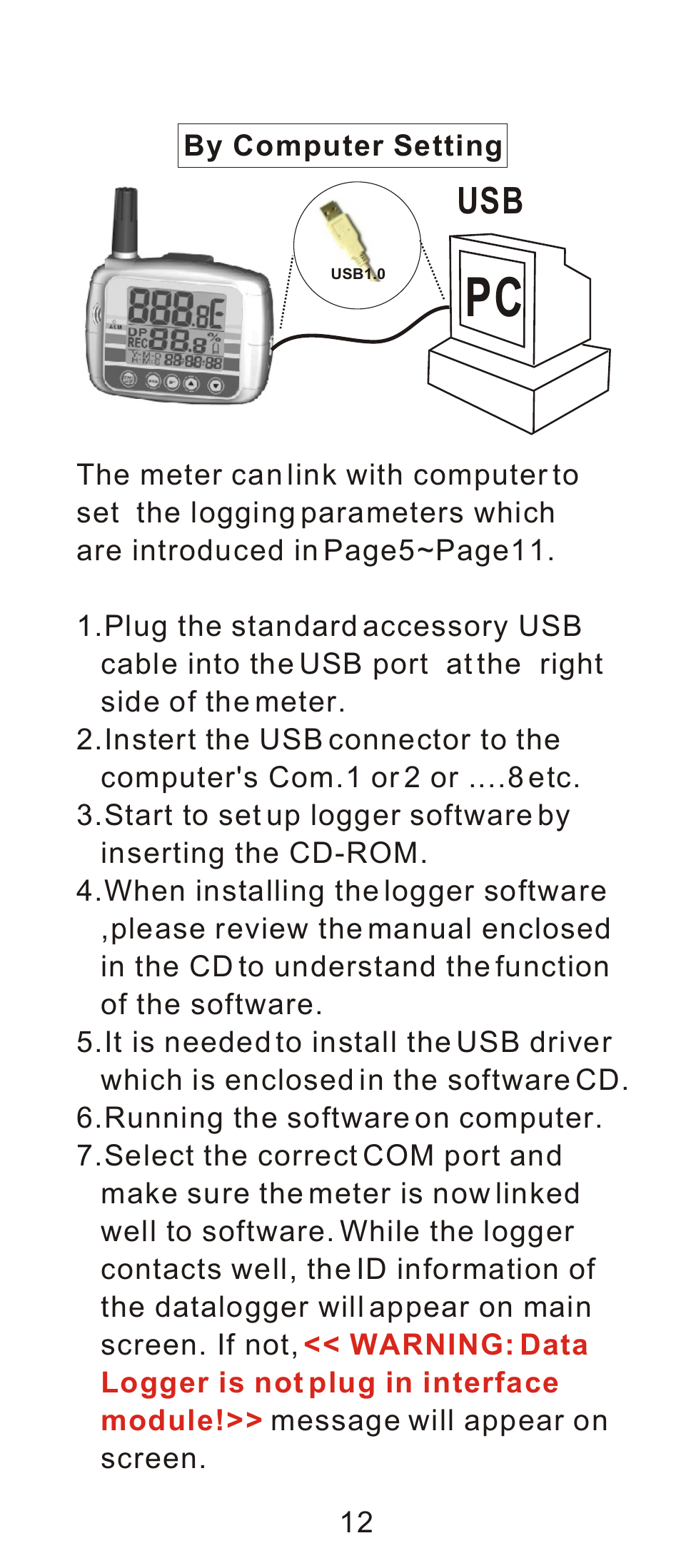 General Tools and Instruments LTH8809DL User Manual | Page 13 / 19
