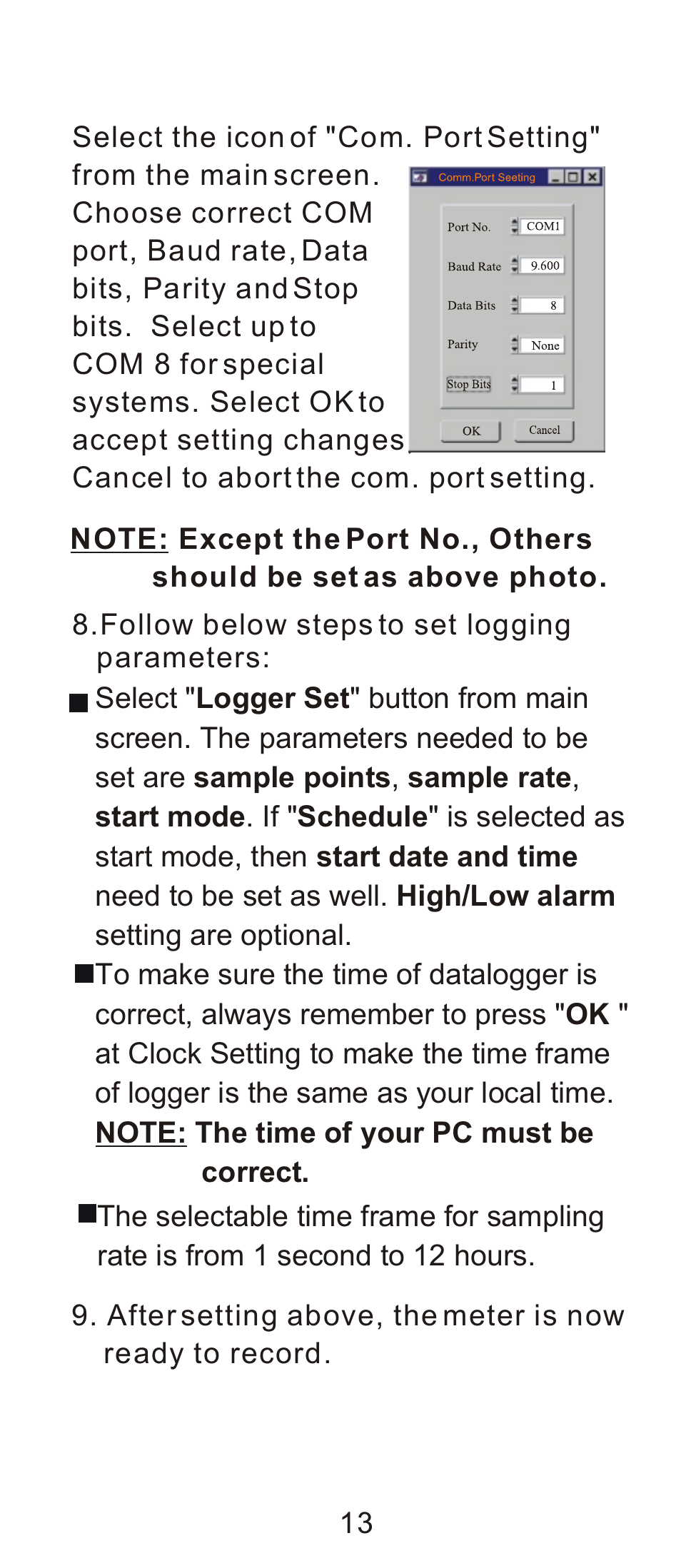 General Tools and Instruments LTH8809DL User Manual | Page 14 / 19