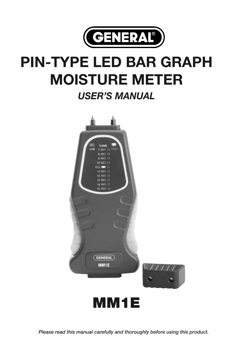 General Tools and Instruments MM1E v.1 User Manual | 32 pages