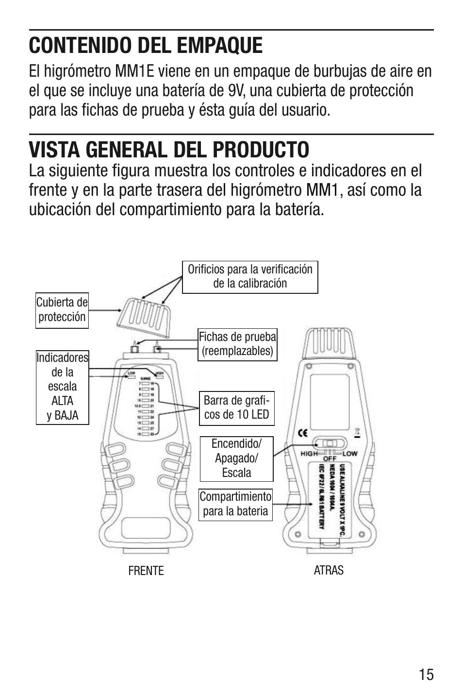General Tools and Instruments MM1E v.1 User Manual | Page 15 / 32
