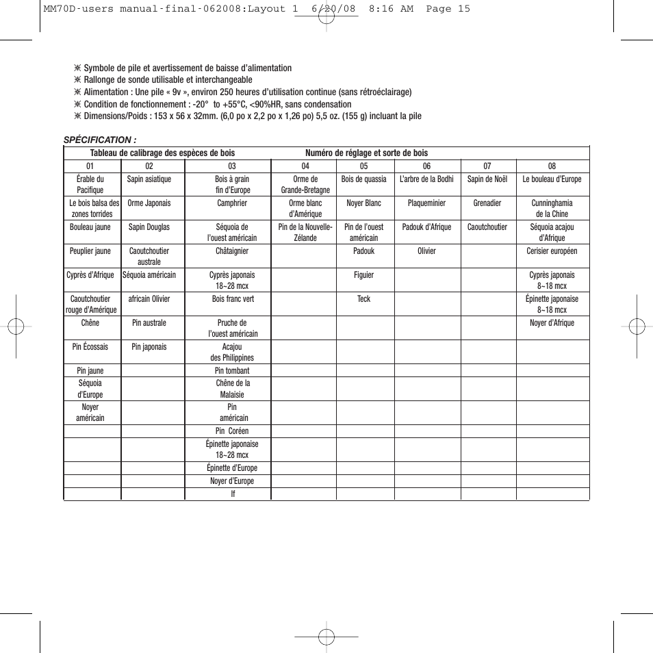 General Tools and Instruments MM70D User Manual | Page 15 / 16