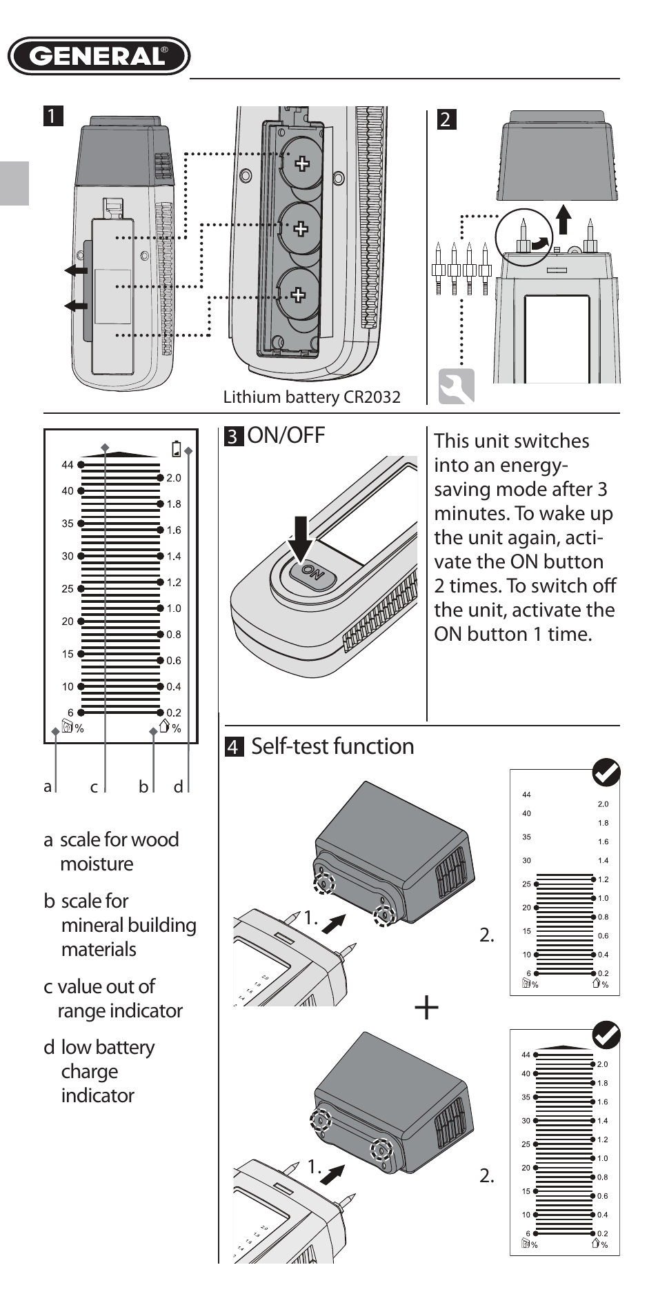 General Tools and Instruments MM80G User Manual | 4 pages