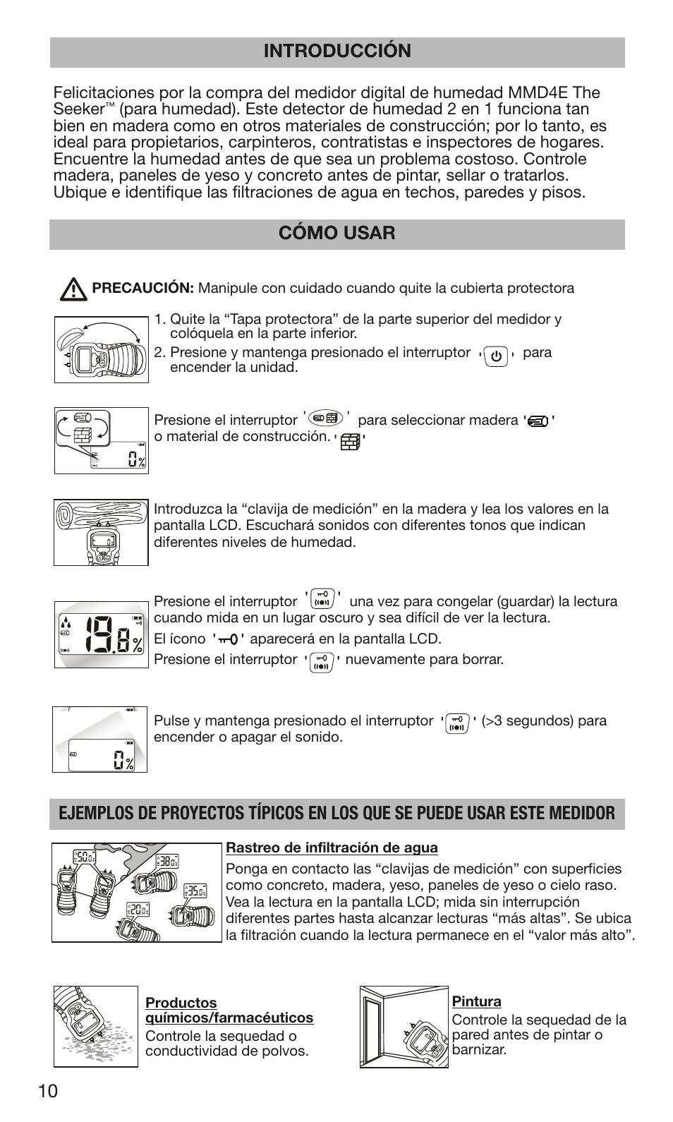 General Tools and Instruments MMD4E User Manual | Page 10 / 12