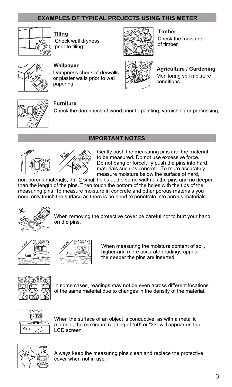General Tools and Instruments MMD4E User Manual | Page 3 / 12