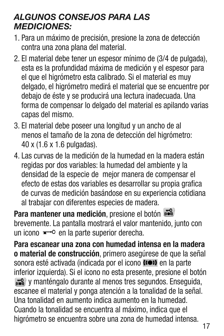 General Tools and Instruments MMD5NP User Manual | Page 17 / 32