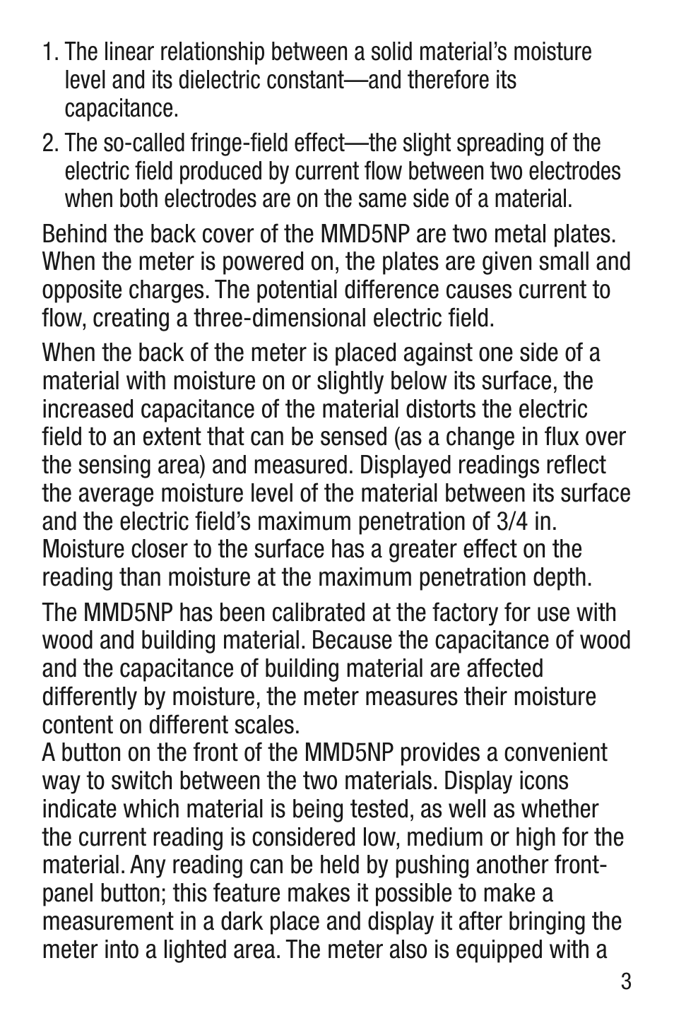 General Tools and Instruments MMD5NP User Manual | Page 3 / 32