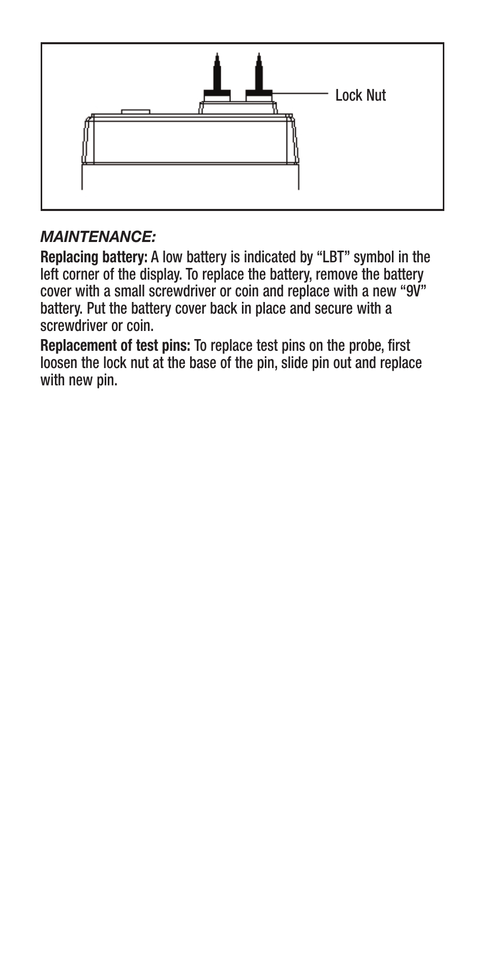 General Tools and Instruments MMD7003 User Manual | Page 6 / 8