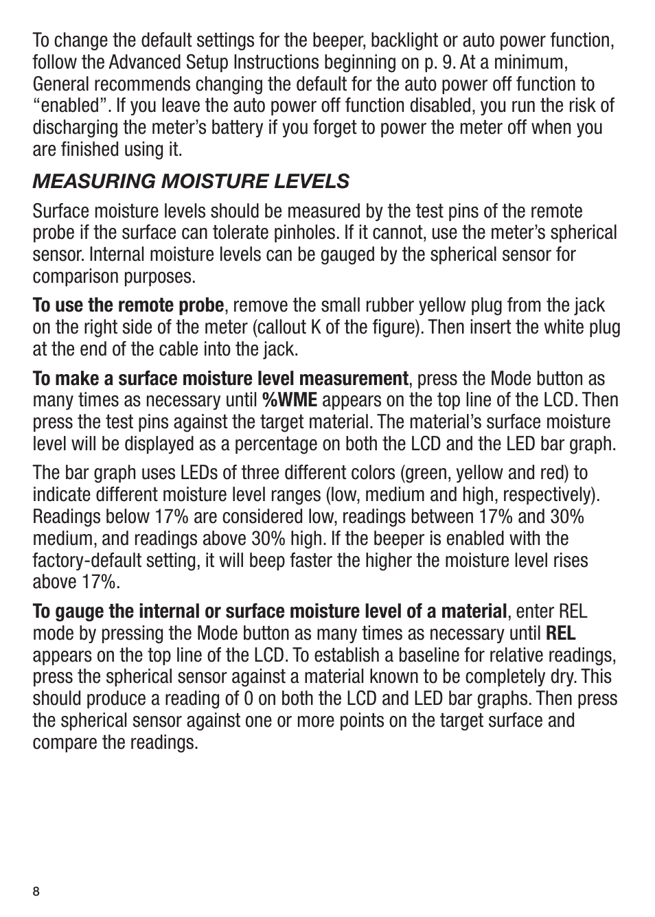 General Tools and Instruments MMD950 User Manual | Page 8 / 16