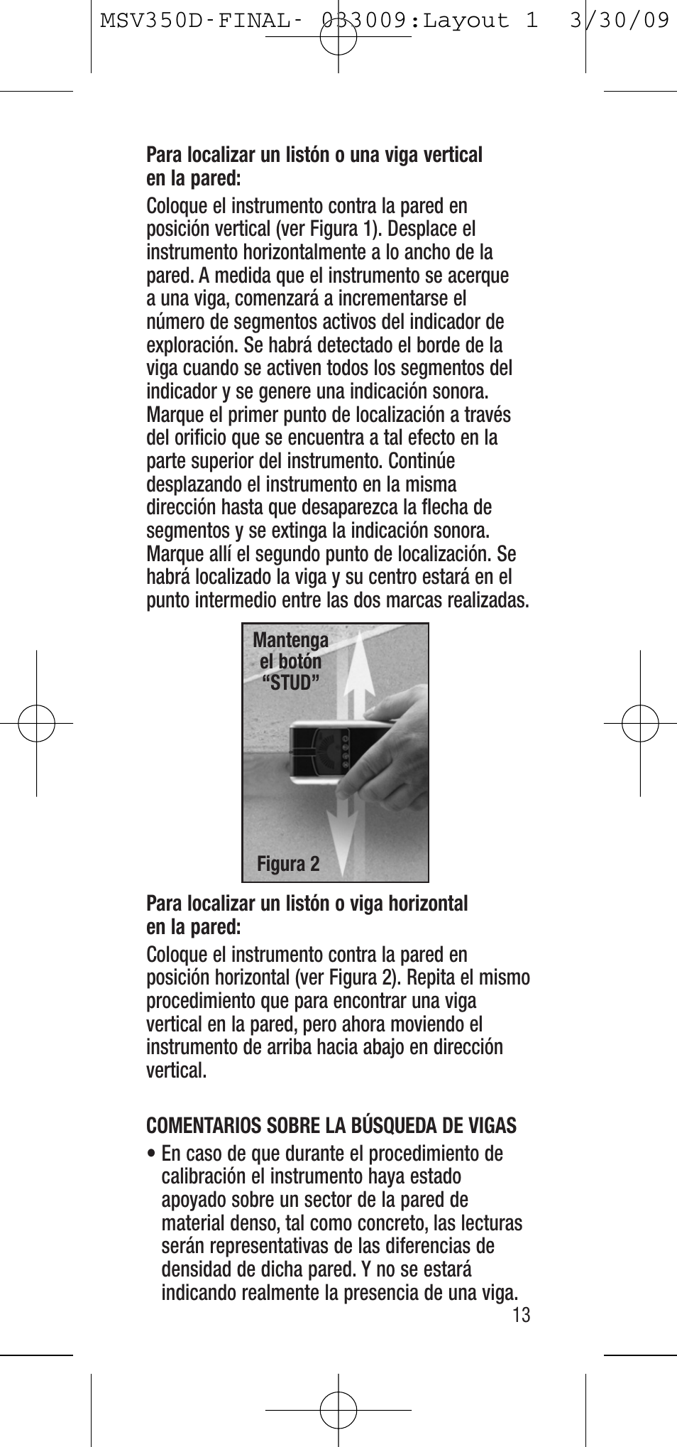 General Tools and Instruments MSV350D User Manual | Page 13 / 28