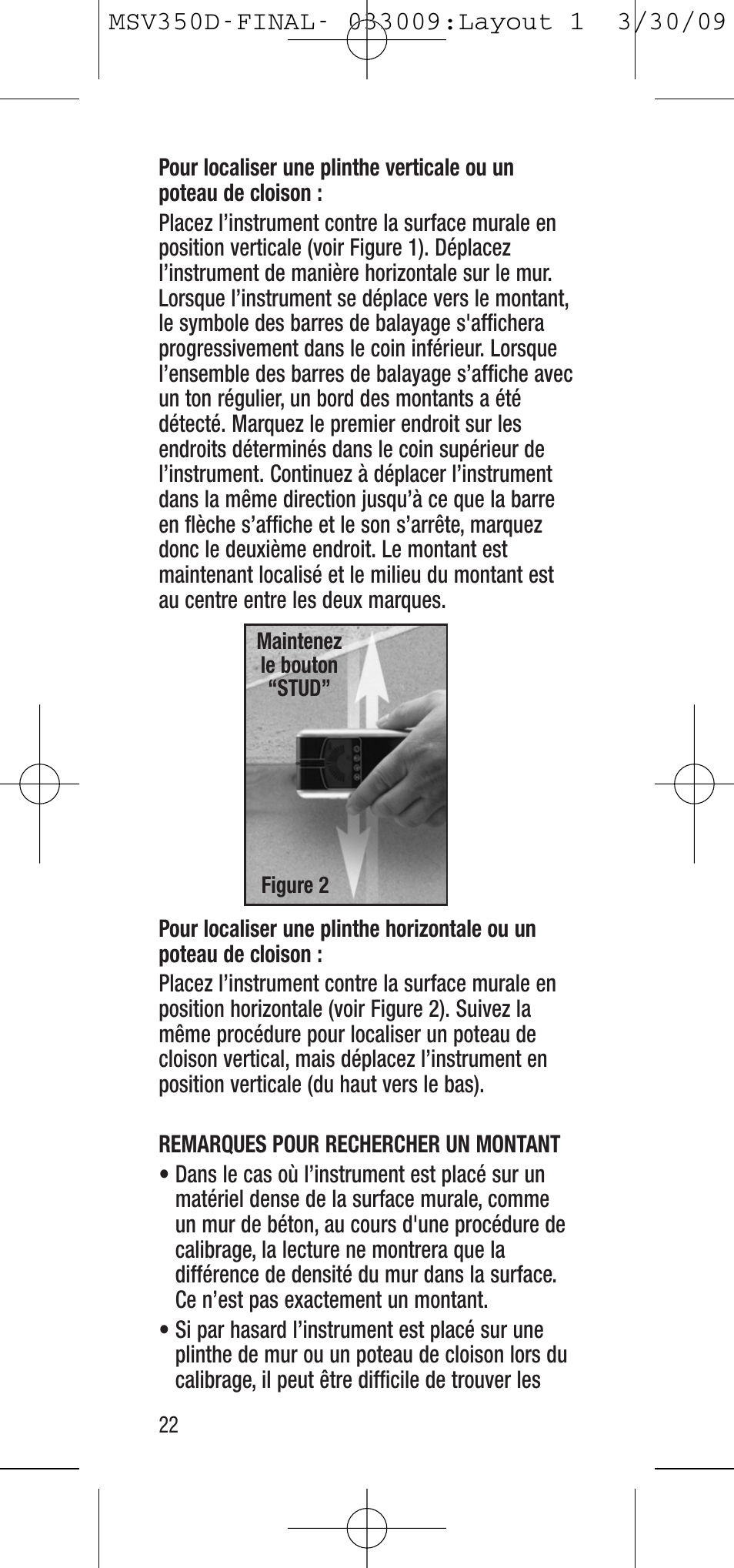 General Tools and Instruments MSV350D User Manual | Page 22 / 28